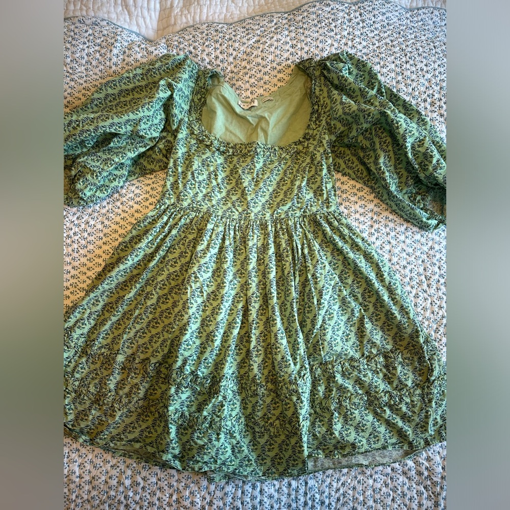 RHODE
Daya Floral Squareneck Mini Dress